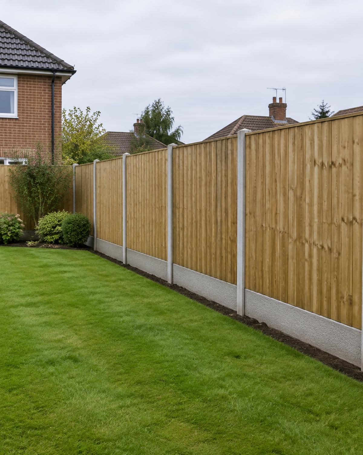 Closeboard fencing